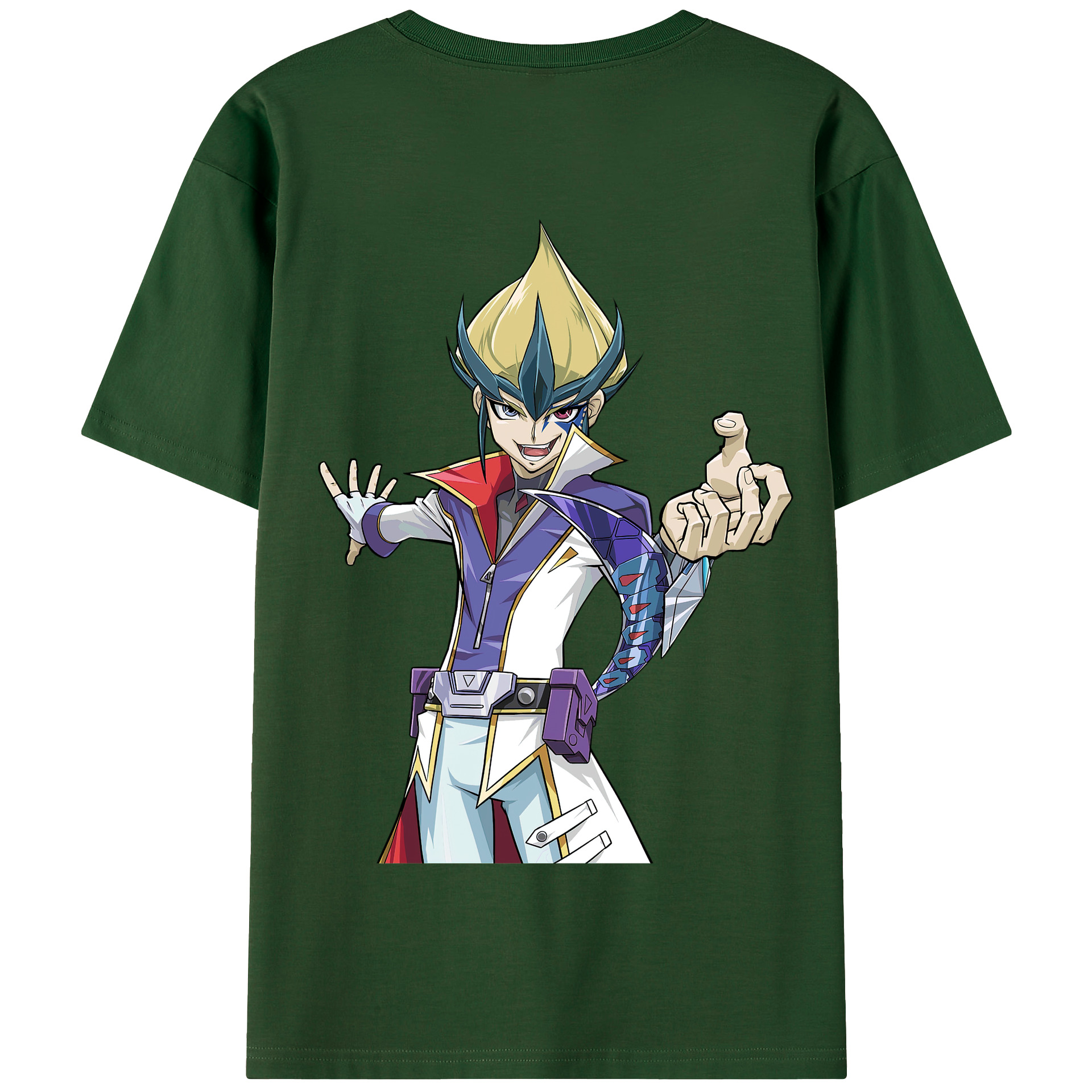 （画像用） 遊☆戯☆王 Yu-Gi-Oh! 綿100％半袖Tシャツ（背面プリント）